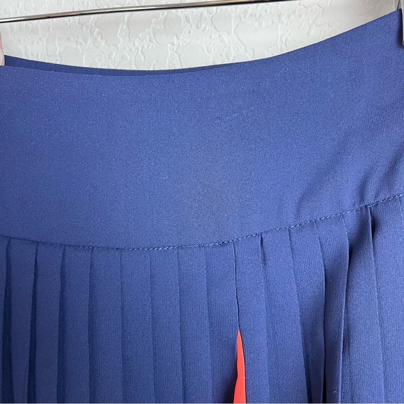 HD in PARIS Anthropologie Color Block Skirt Pleated - Picture 6 of 11